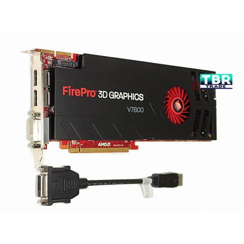 AMD FirePro V7800 2GB GDDR5 PCIe x16 AMD Professional Video Graphics